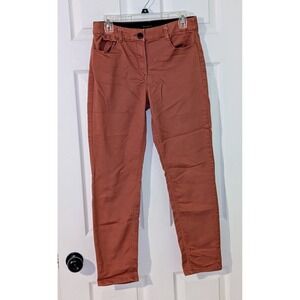 Violets & Roses Women's Size 8 / 29 Cropped Orange Casual‎ Pants Trousers NWOT
